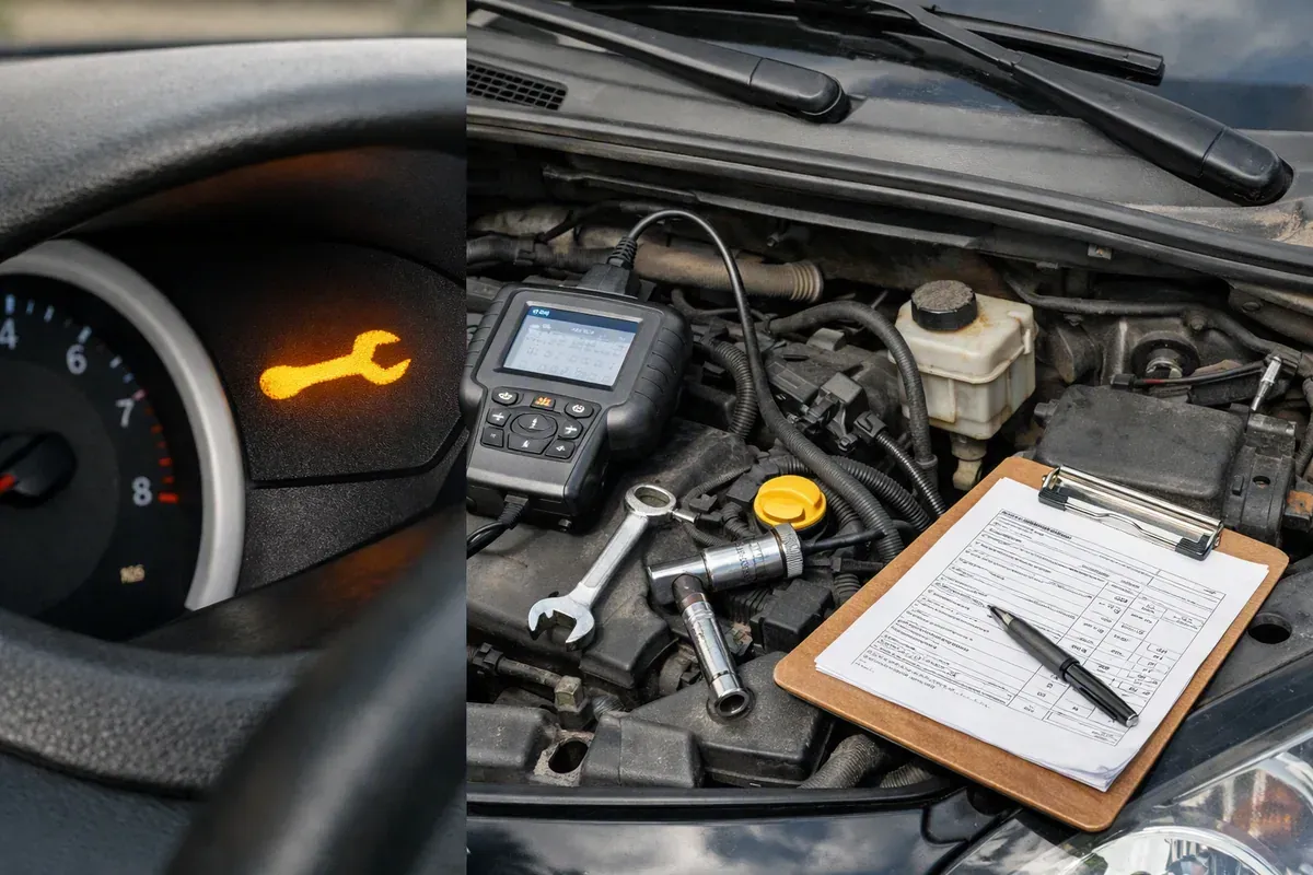 Diagnostic et solutions pour le voyant clé de la Renault Twingo 2