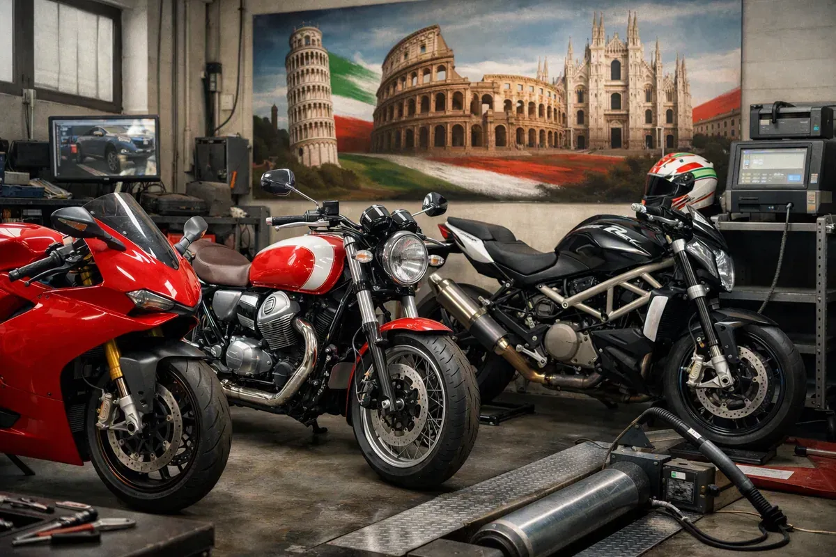 L&rsquo;influence culturelle et technologique des constructeurs italiens sur la sphère motocycliste mondiale