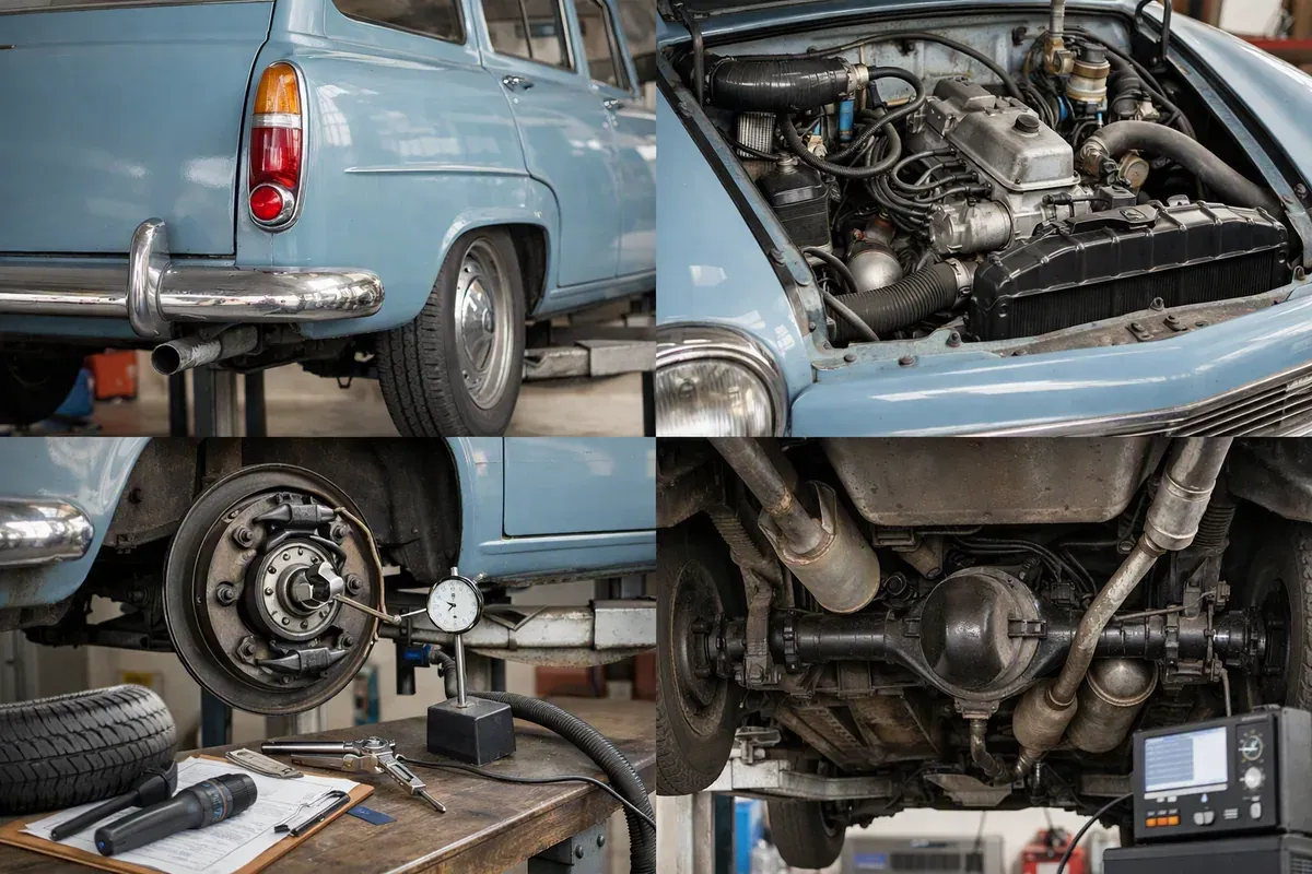Détails techniques de la Simca Aronde Hirondelle