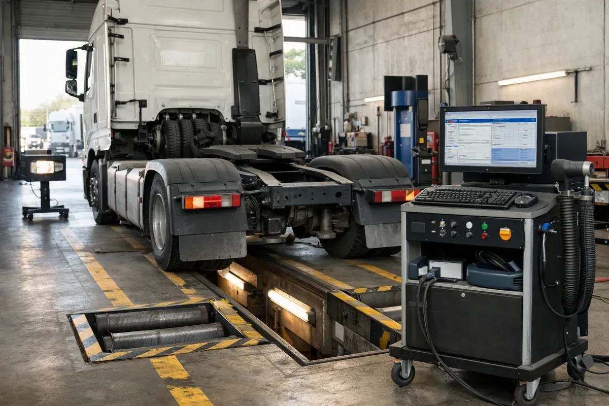 Réglementation du contrôle technique pour les camions poids lourds