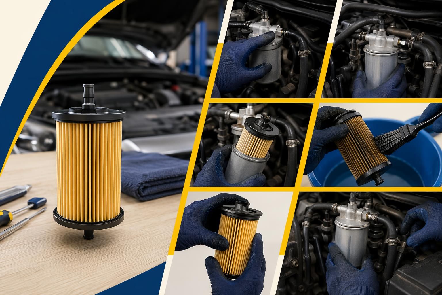 Nettoyage du filtre de carburant pas à pas