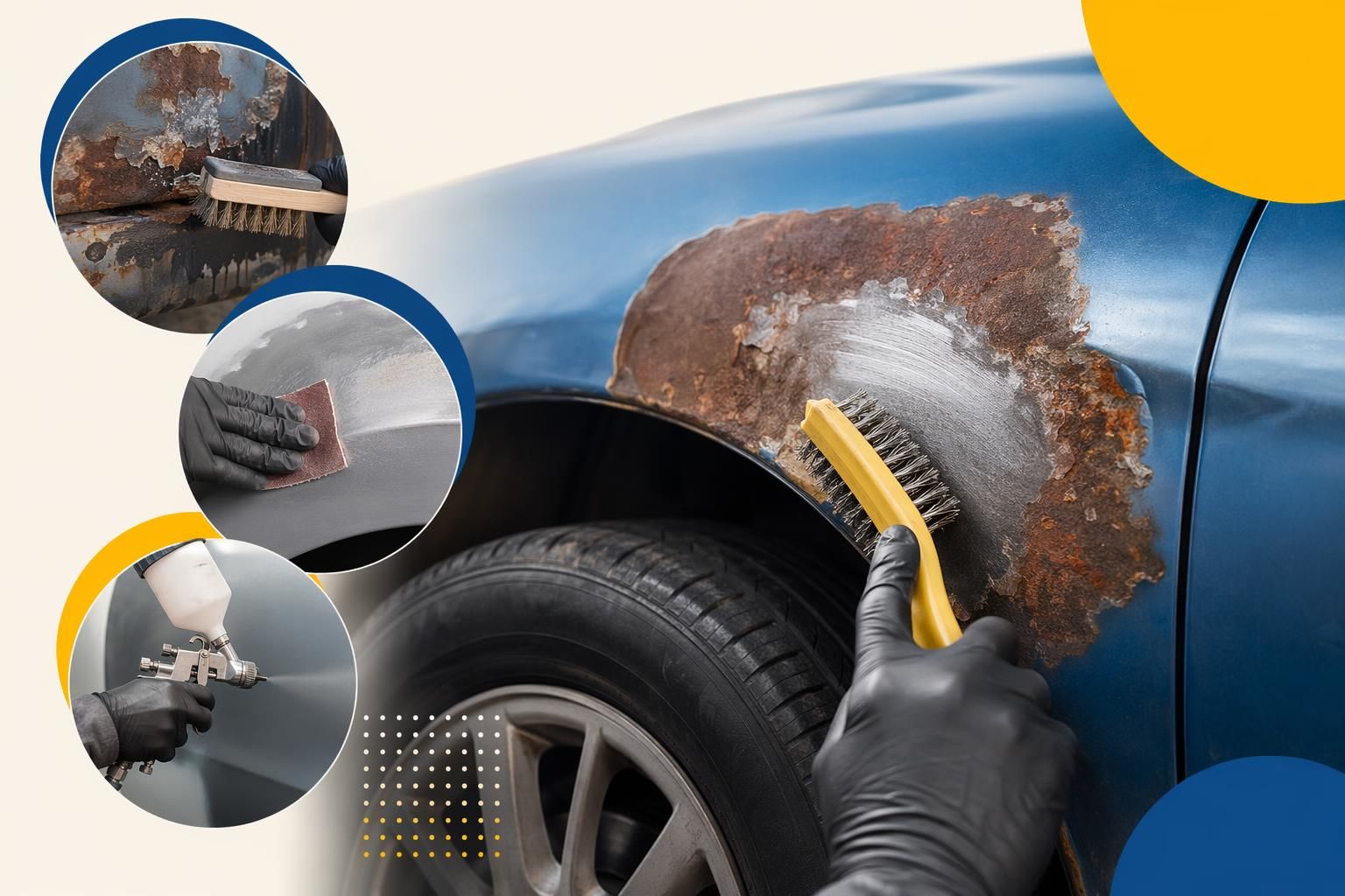 Comment enlever la rouille sur la carrosserie d'une voiture