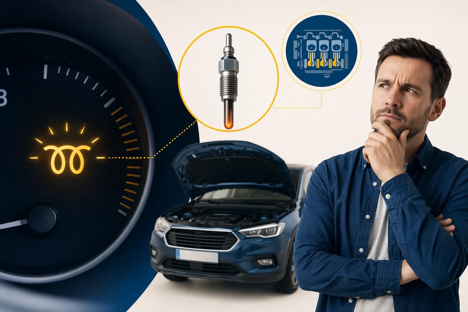 Voyant de préchauffage qui clignote, que faire ?