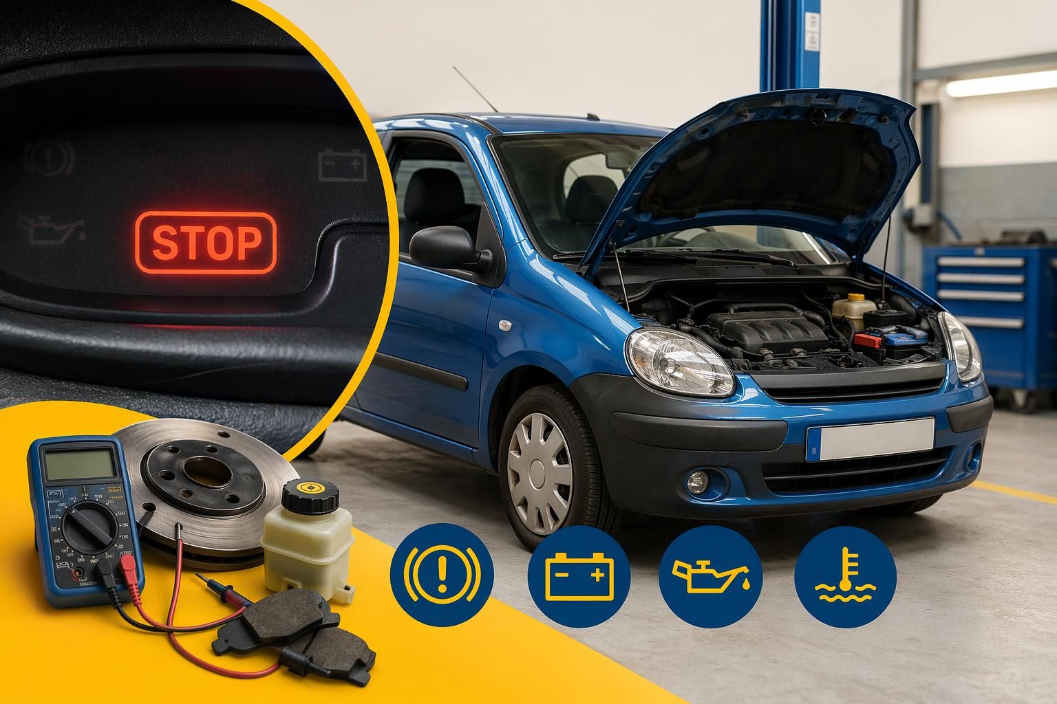 Comment régler le problème du voyant STOP sur une twingo ?