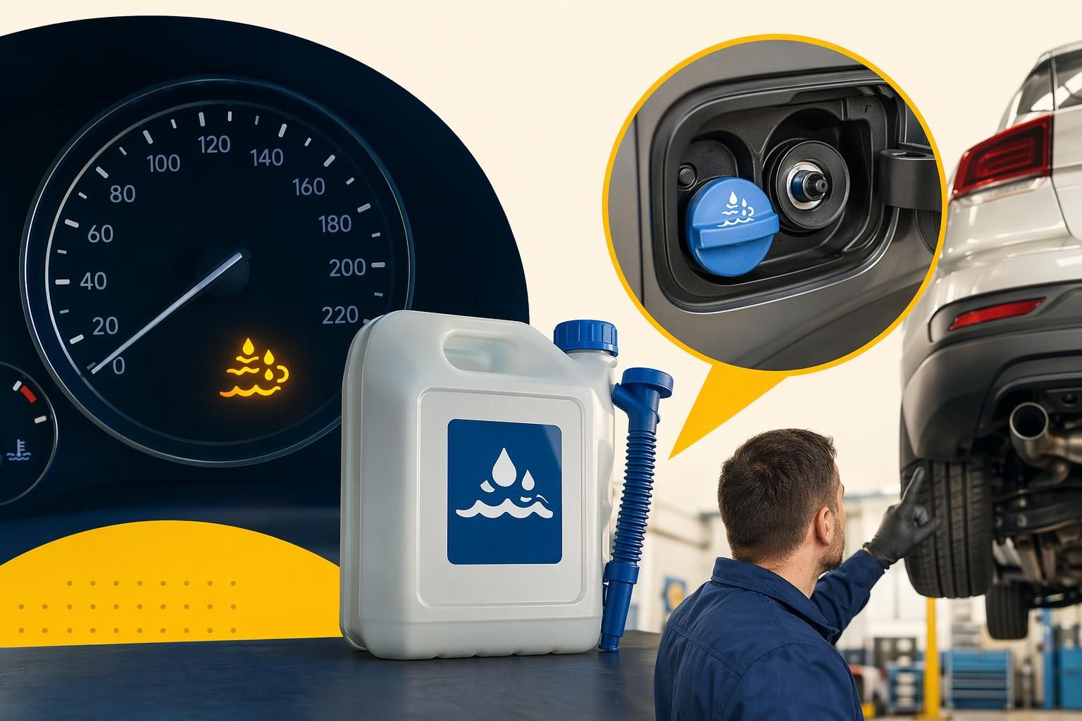 Voyant Adblue reste allumé : Les Solutions