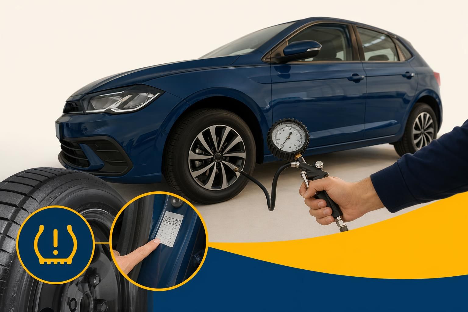 Quelle pression des pneus sur une Volkswagen Polo ?