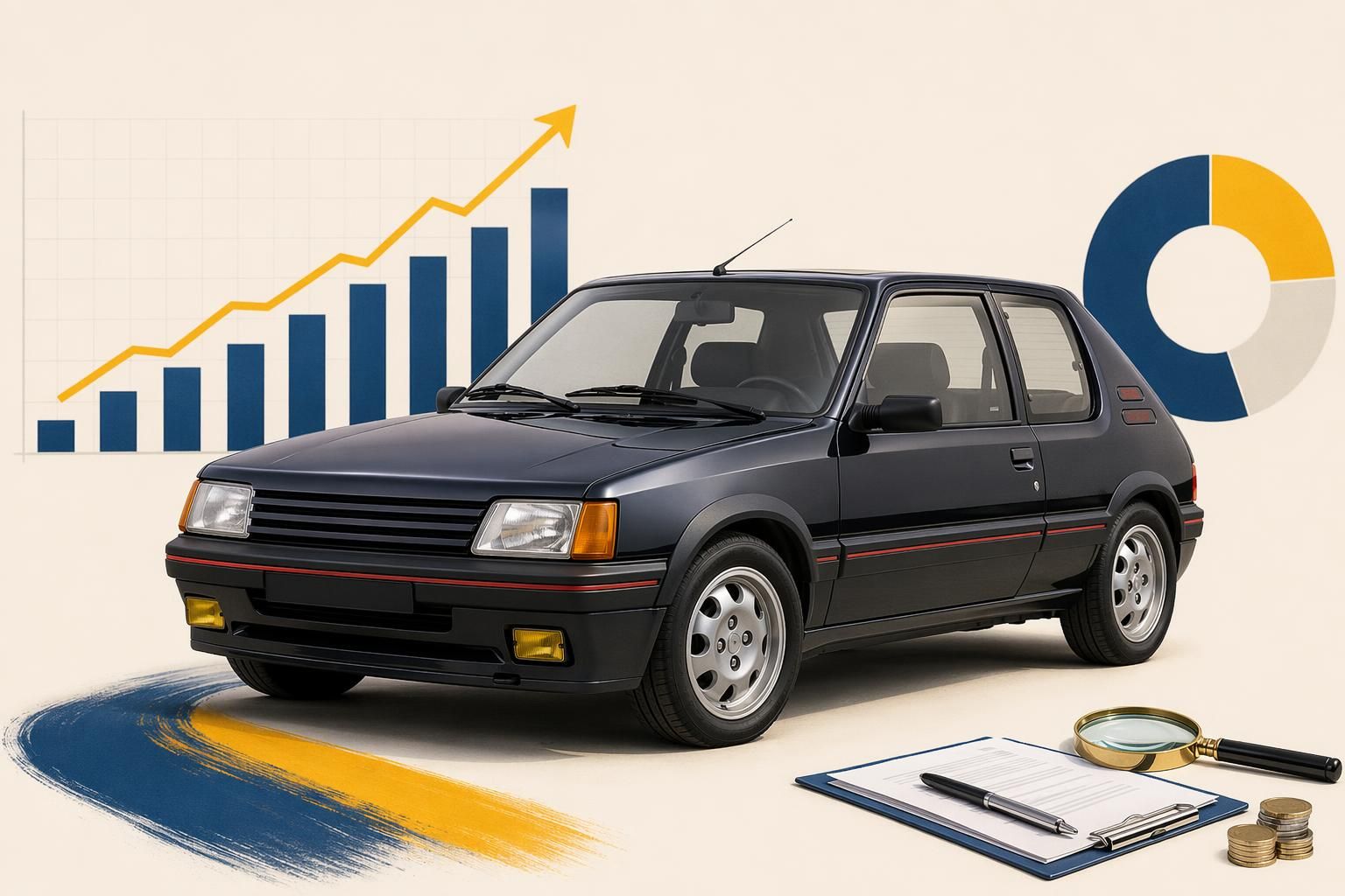 Quel est la cote actuelle des Peugeot 205 gti 1.9 ?