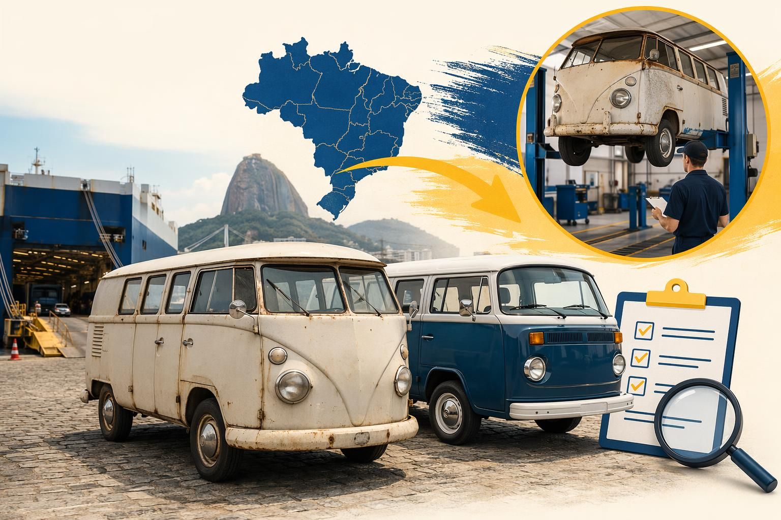 Que valent les van volkswagen t1 et T2 vendu en importation du brésil ?