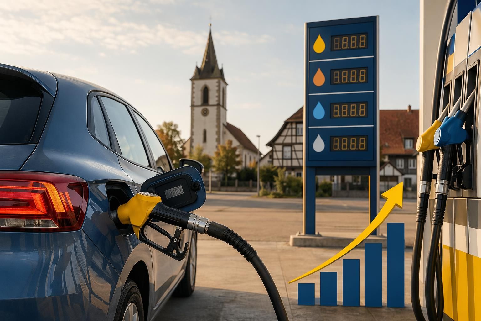 Prix de l' essence Volgelsheim
