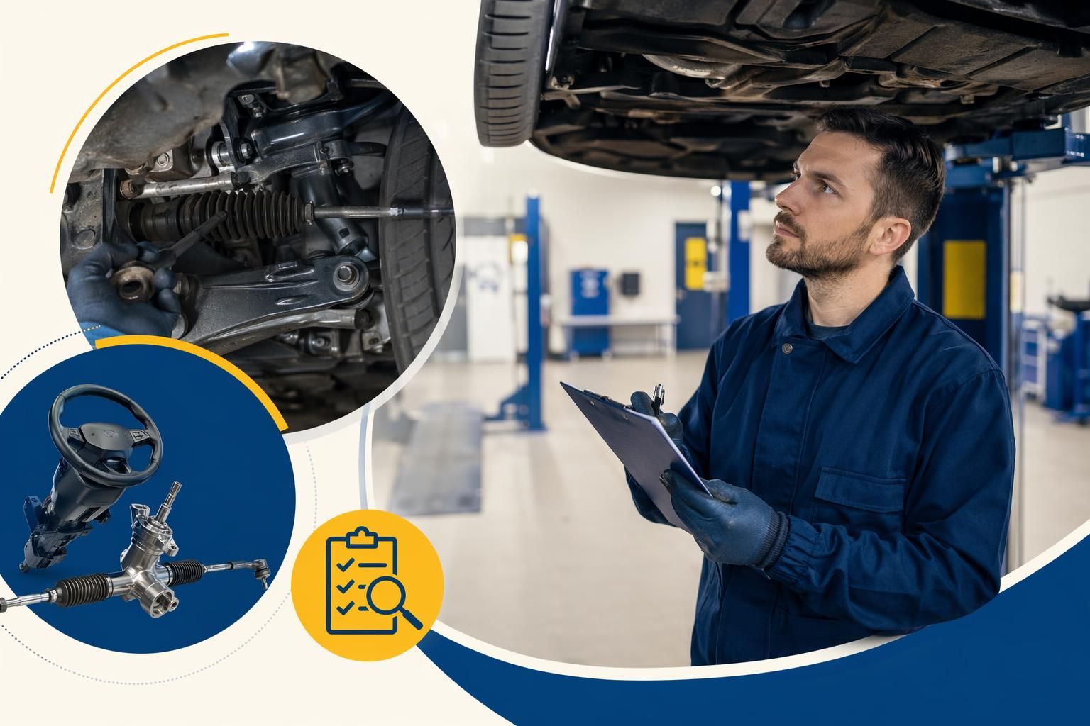 Quels sont les points de vérification de la direction lors du contrôle technique ?