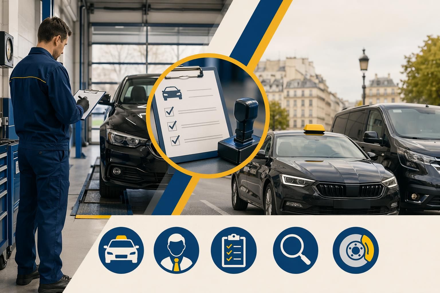 Les taxis et vtc ont-ils des obligations supplémentaires de contrôle technique ?