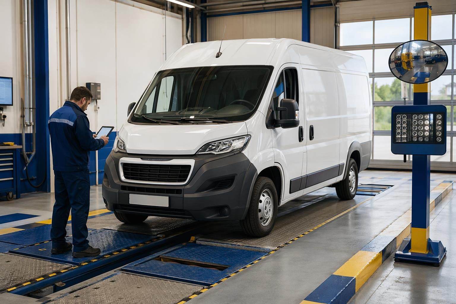 Comment se passe le contrôle technique d'un véhicule utilitaire ?