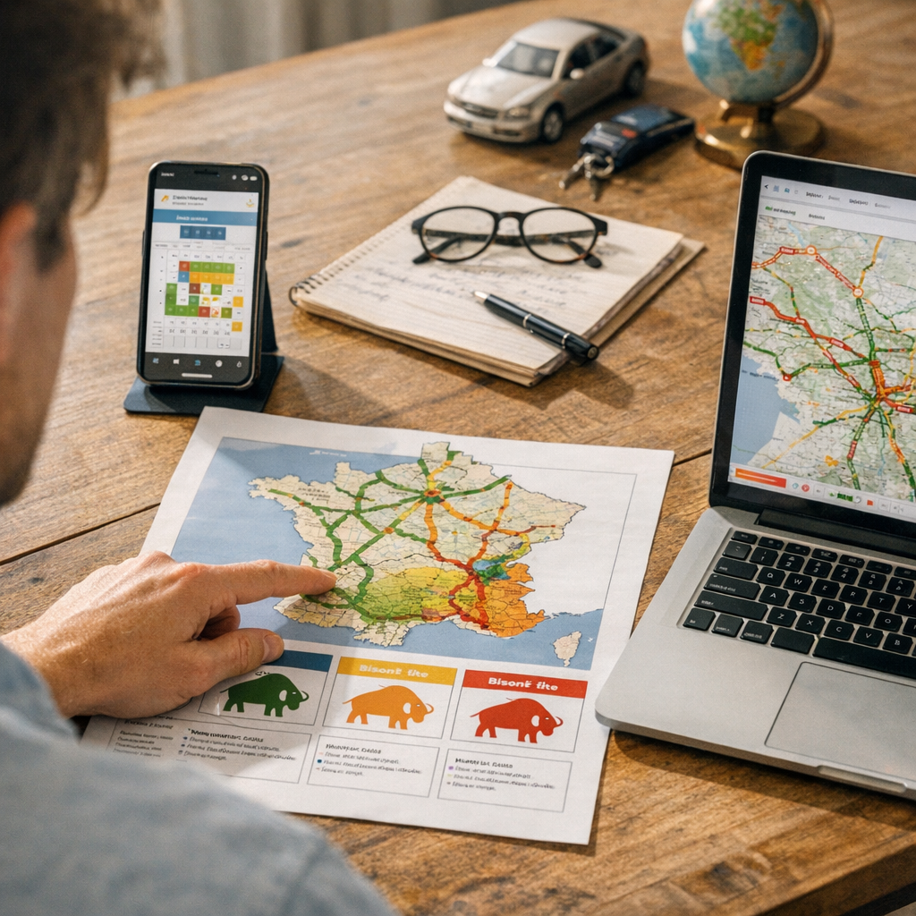 Comment lire les prévisions Bison Futé sans se tromper : la méthode en 3 cas d’usage