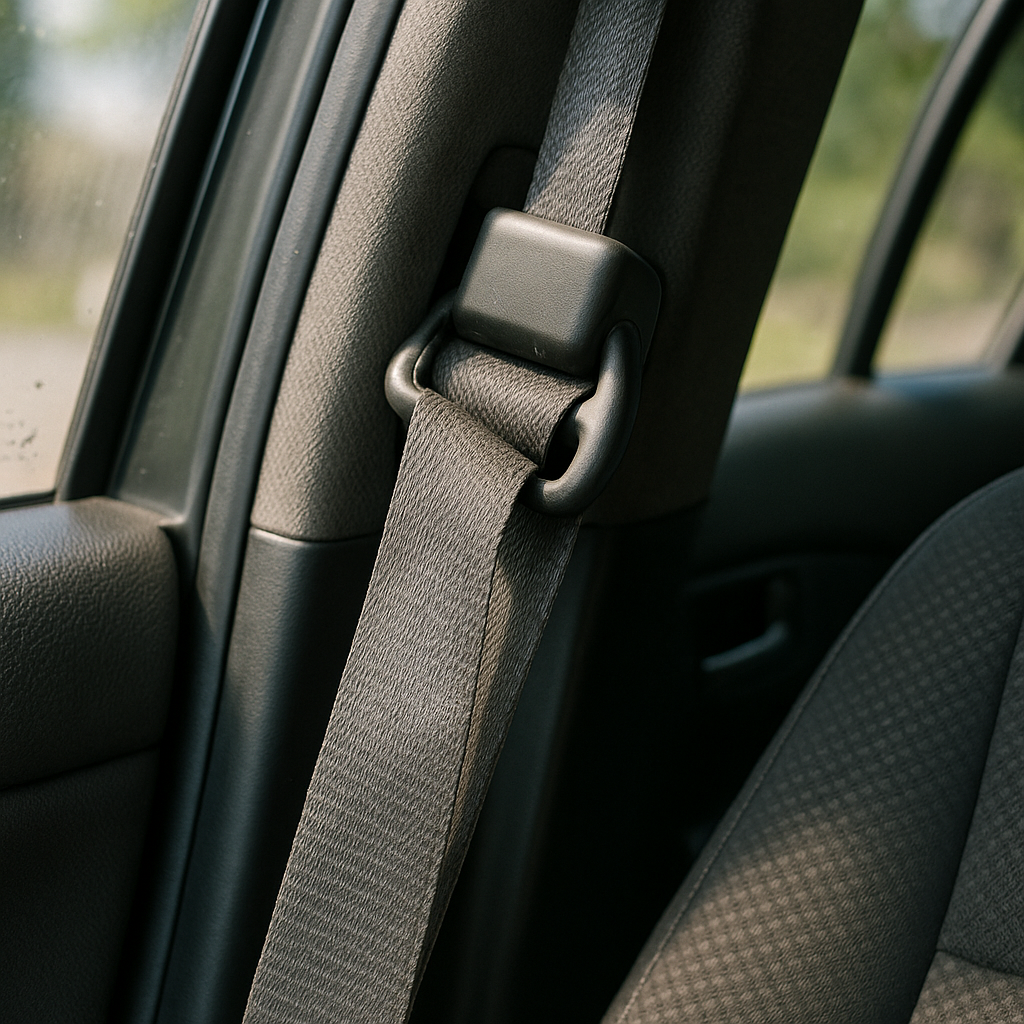 Ceinture de sécurité bloquée contrôle technique : contre-visite ?
