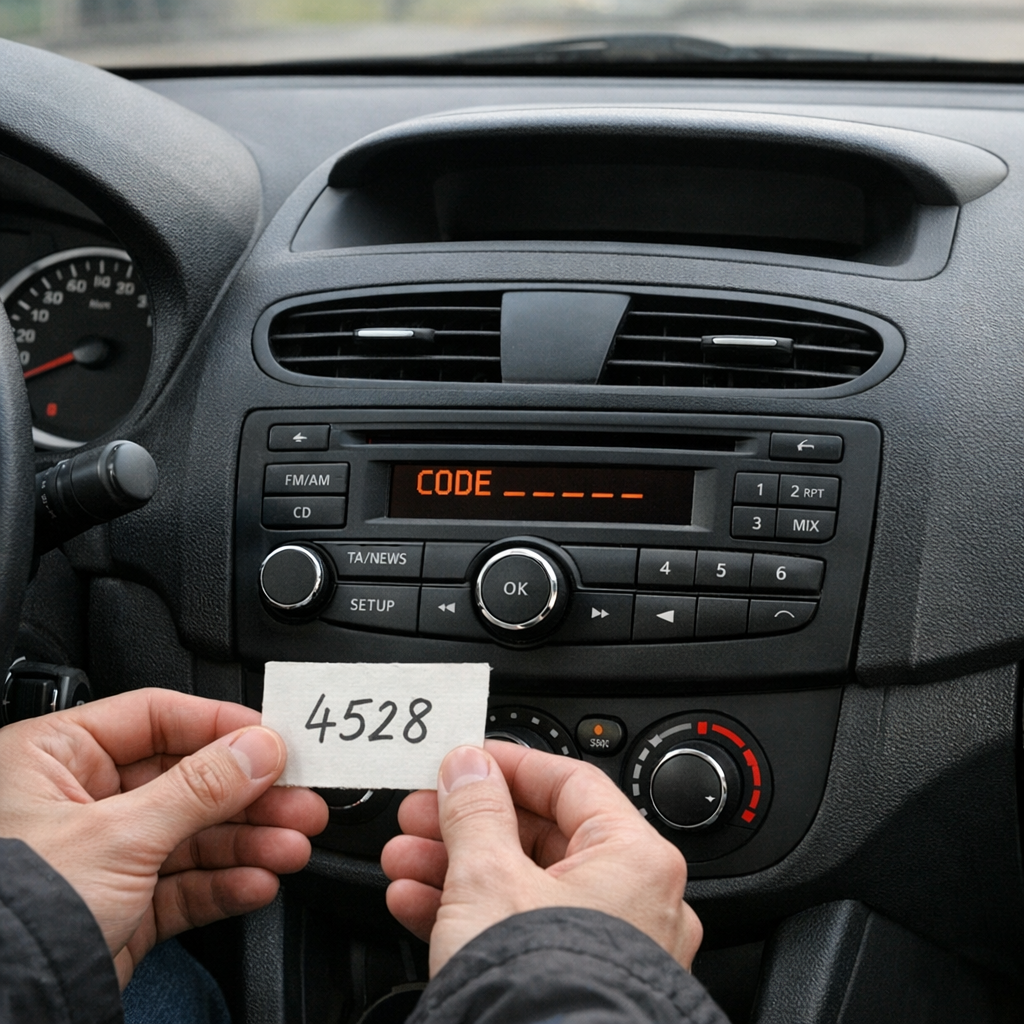 Code autoradio gratuit Renault : le récupérer facilement