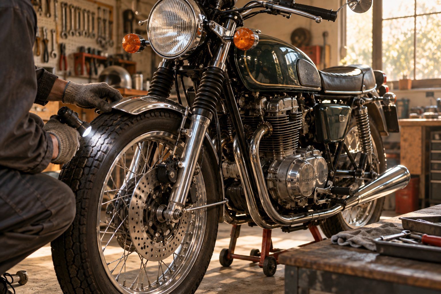 Les points de contrôle technique d’une moto de collection