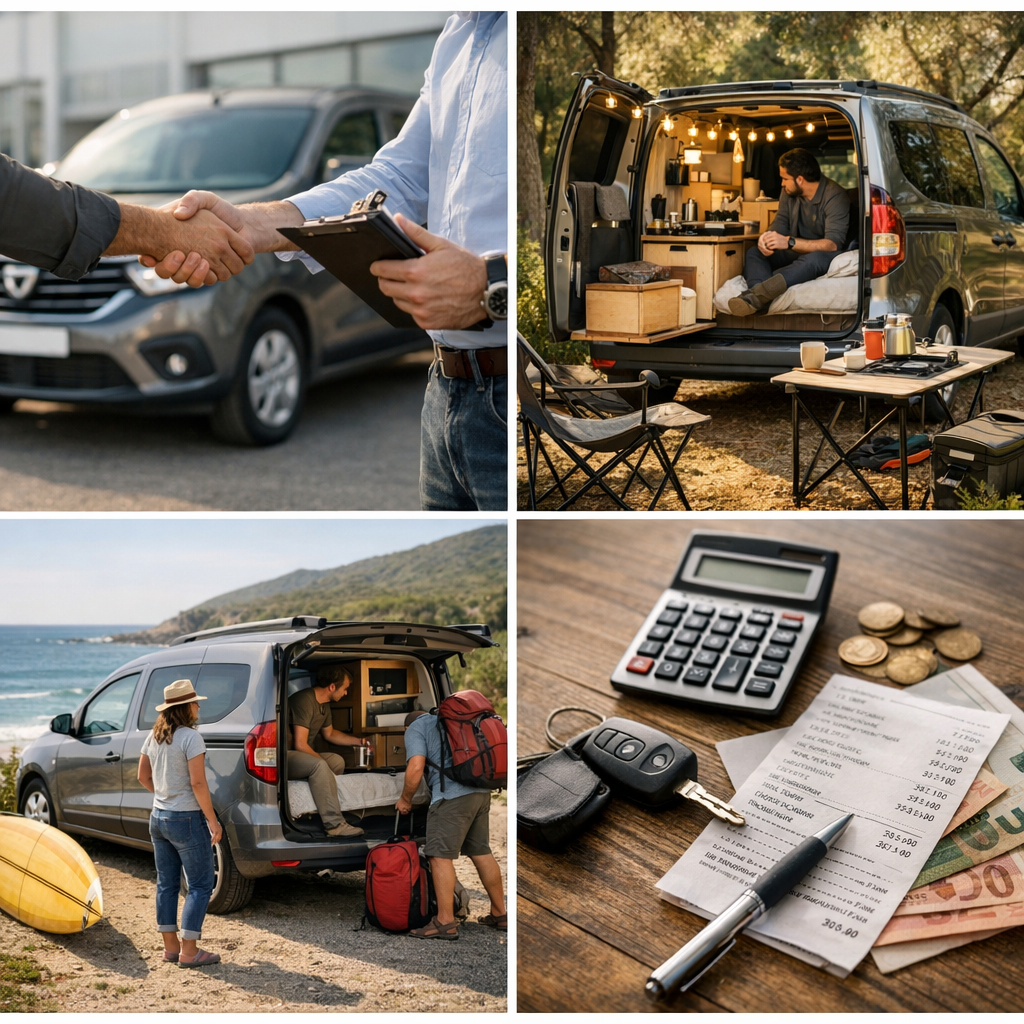 Prix d’un Dacia van : achat, aménagement, location et coût réel