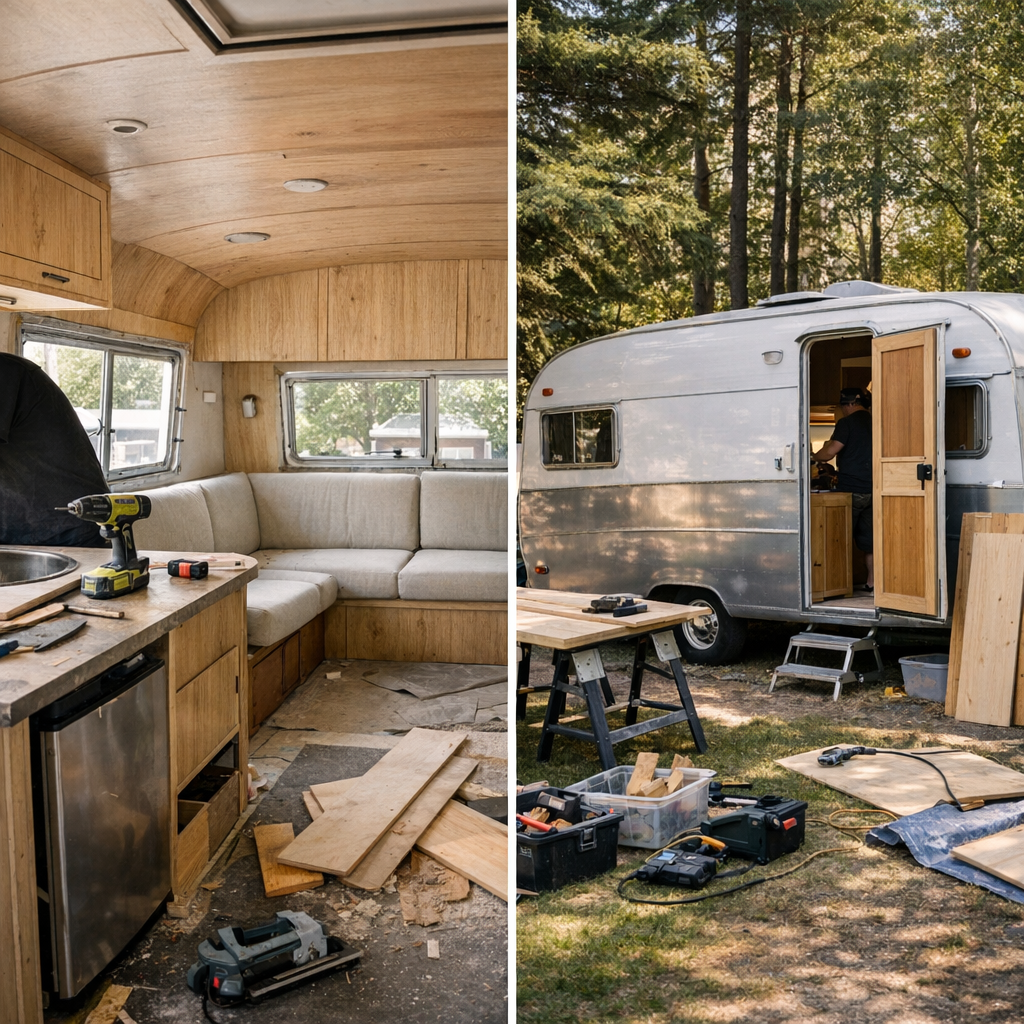 Renovation caravane : méthode, budget et sécurité